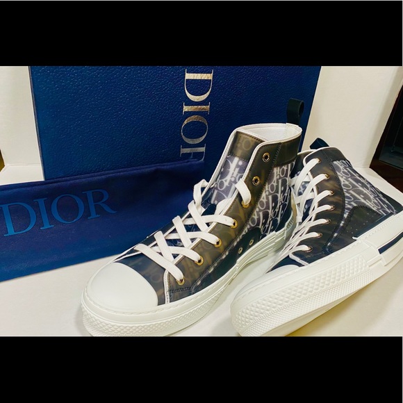 Dior B23 HIGH-TOP
White/Black Dior Oblique Canvas - Picture 8 of 11